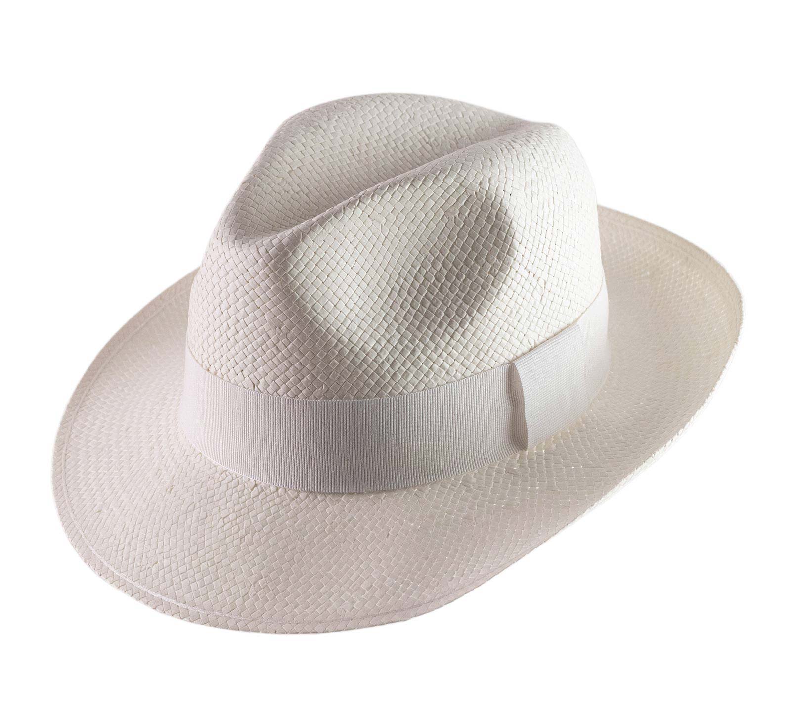 chapeau paille blanc