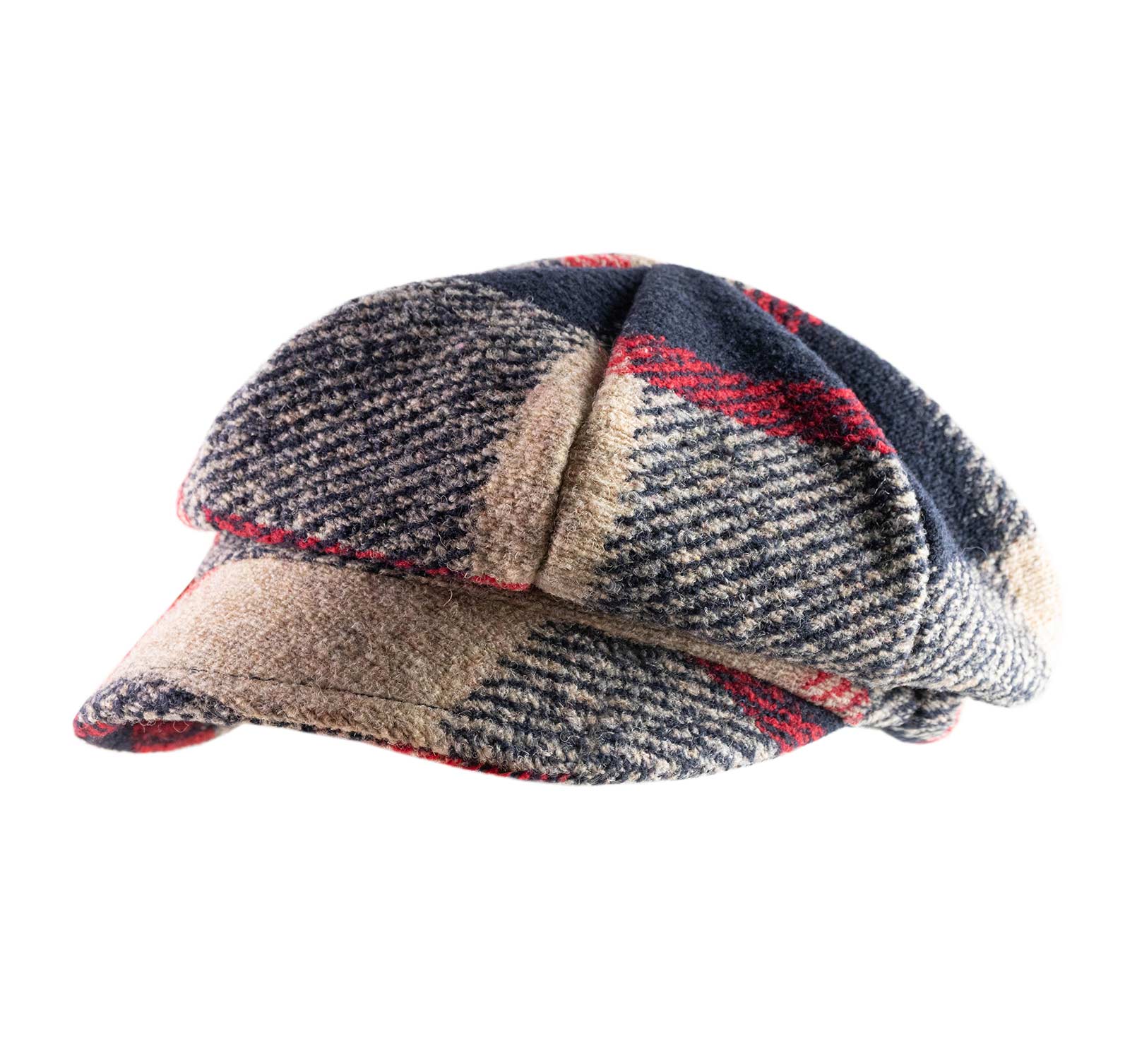 casquette ample patchwork