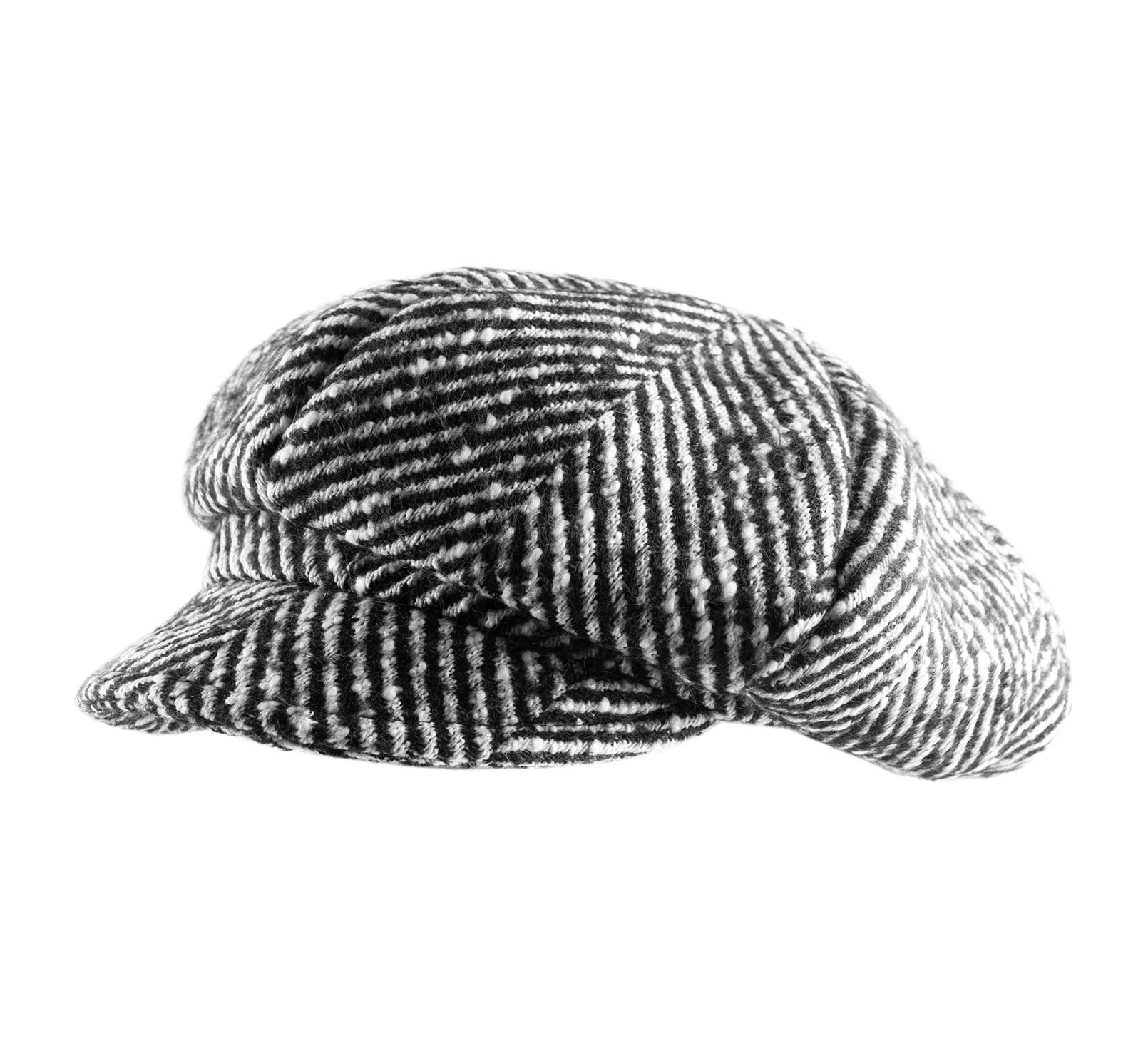 casquette gavroche à chevrons