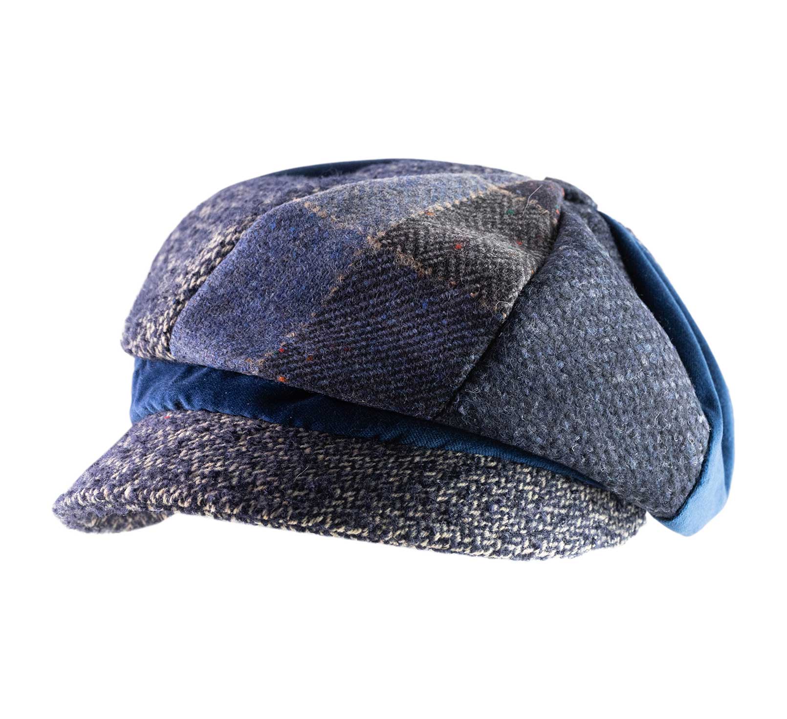 casquette gavroche patchwork