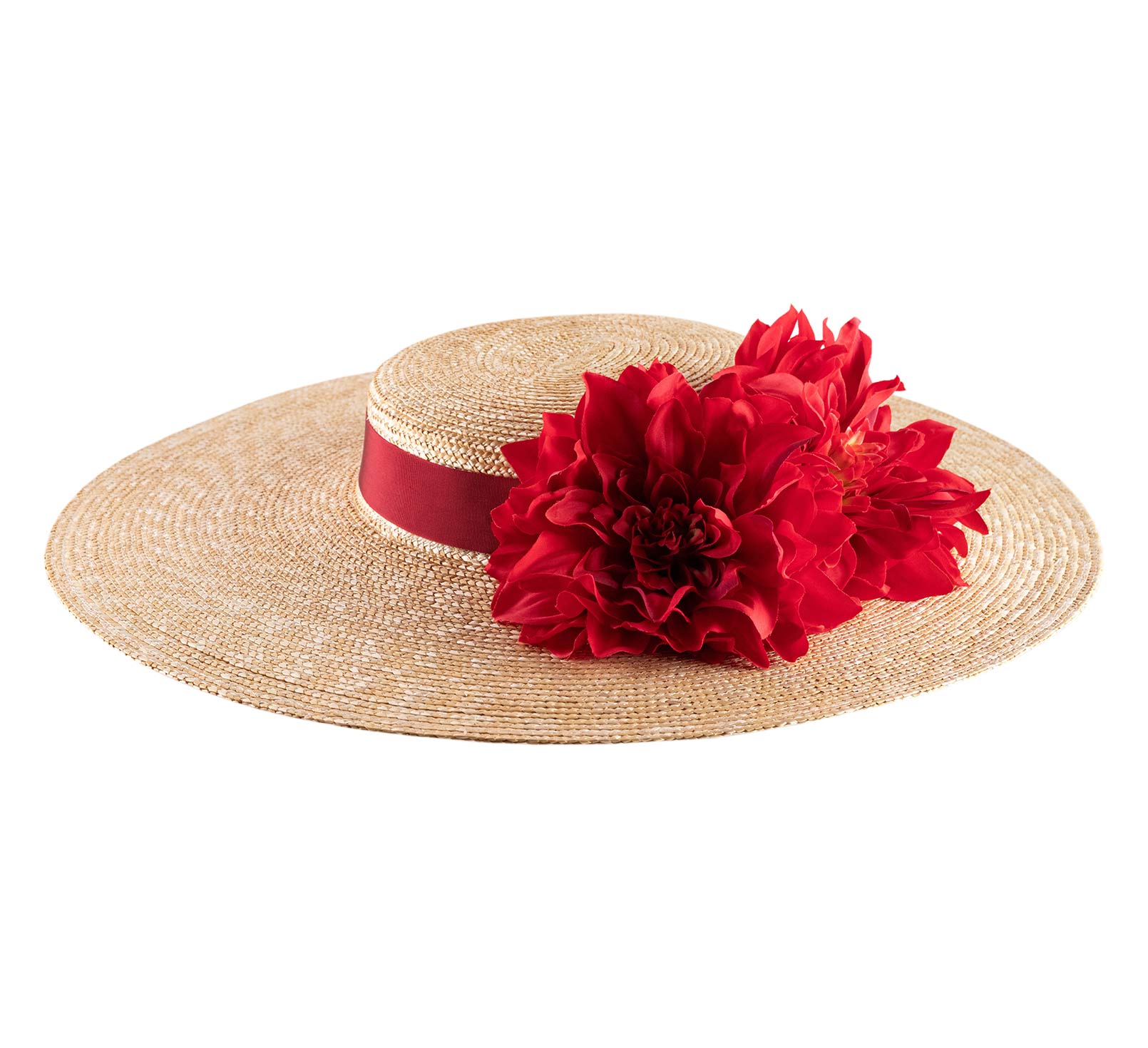 chapeau femme large