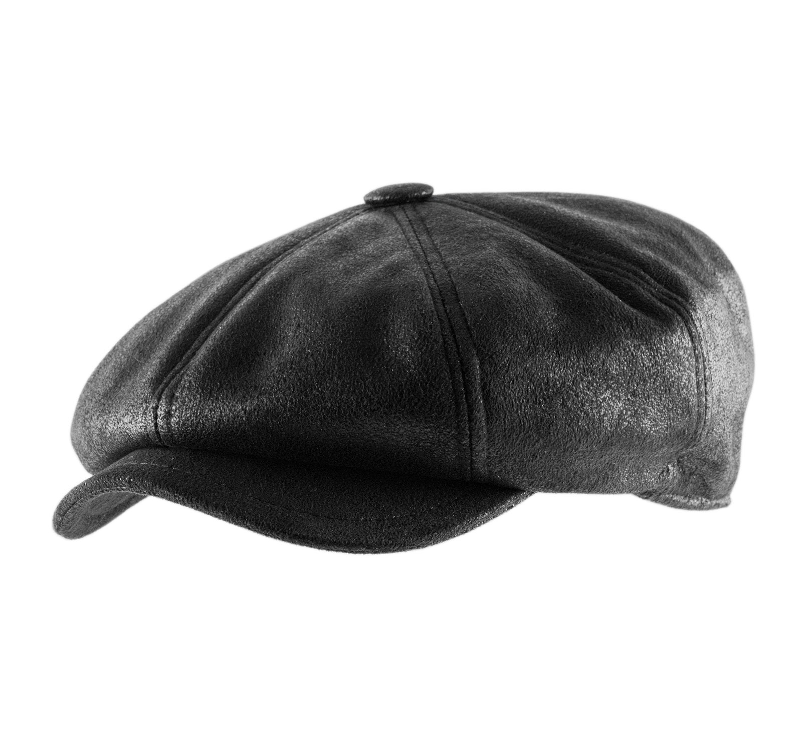 Casquette gavroche cuir