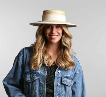 Chapeau  paille large femme Roby